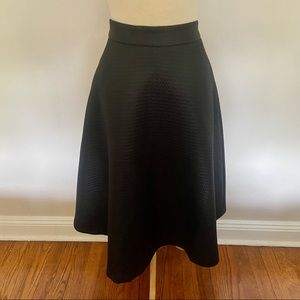 Banana Republic Midi Black Jacquard Skirt 8
